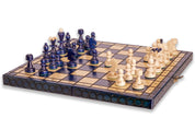 Scacchi "PICCOLA PERLA" blu