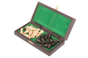 Scacchi MAGNETICI in legno mini (20 cm) - nero
