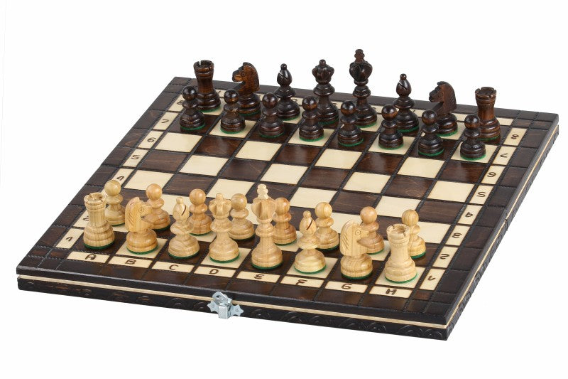 Scacchi + Dama Piccola, 2 Giochi in 1 (Ciliegia) - Scacchi + Dama Piccola, 2 Giochi in 1 (Ciliegia)
