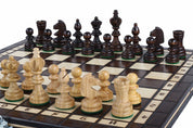 Scacchi + Dama Piccola, 2 Giochi in 1 (Ciliegia)