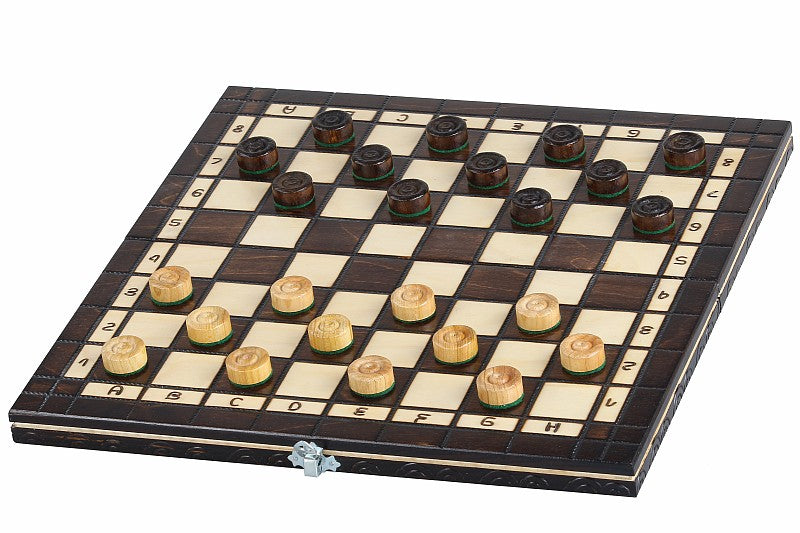 Scacchi + Dama Piccola, 2 Giochi in 1 (Ciliegia) - Scacchi + Dama Piccola, 2 Giochi in 1 (Ciliegia)