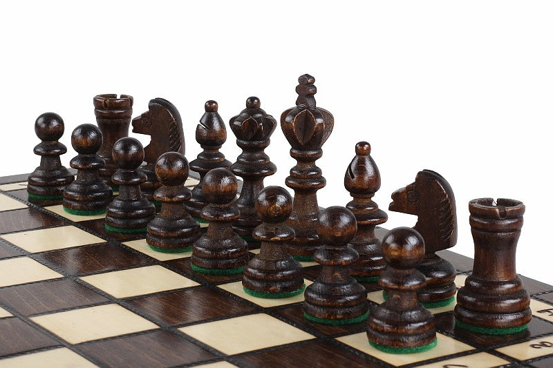 Scacchi + Dama Piccola, 2 Giochi in 1 (Ciliegia) - Scacchi + Dama Piccola, 2 Giochi in 1 (Ciliegia)
