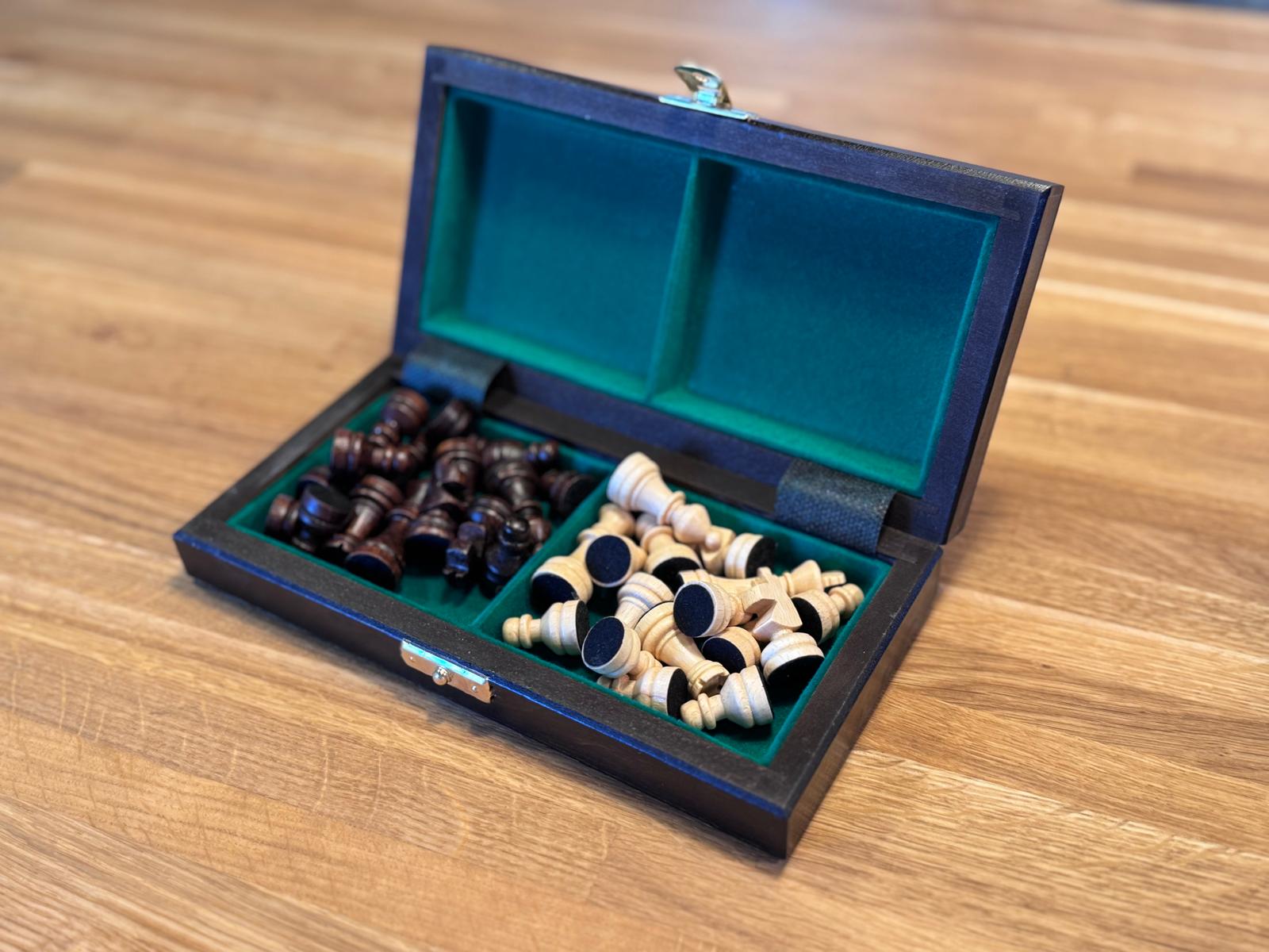 Scacchi scuola in legno mini 20 cm x 20 cm - f05616113fe0065b1d4952a1f5f4eeab