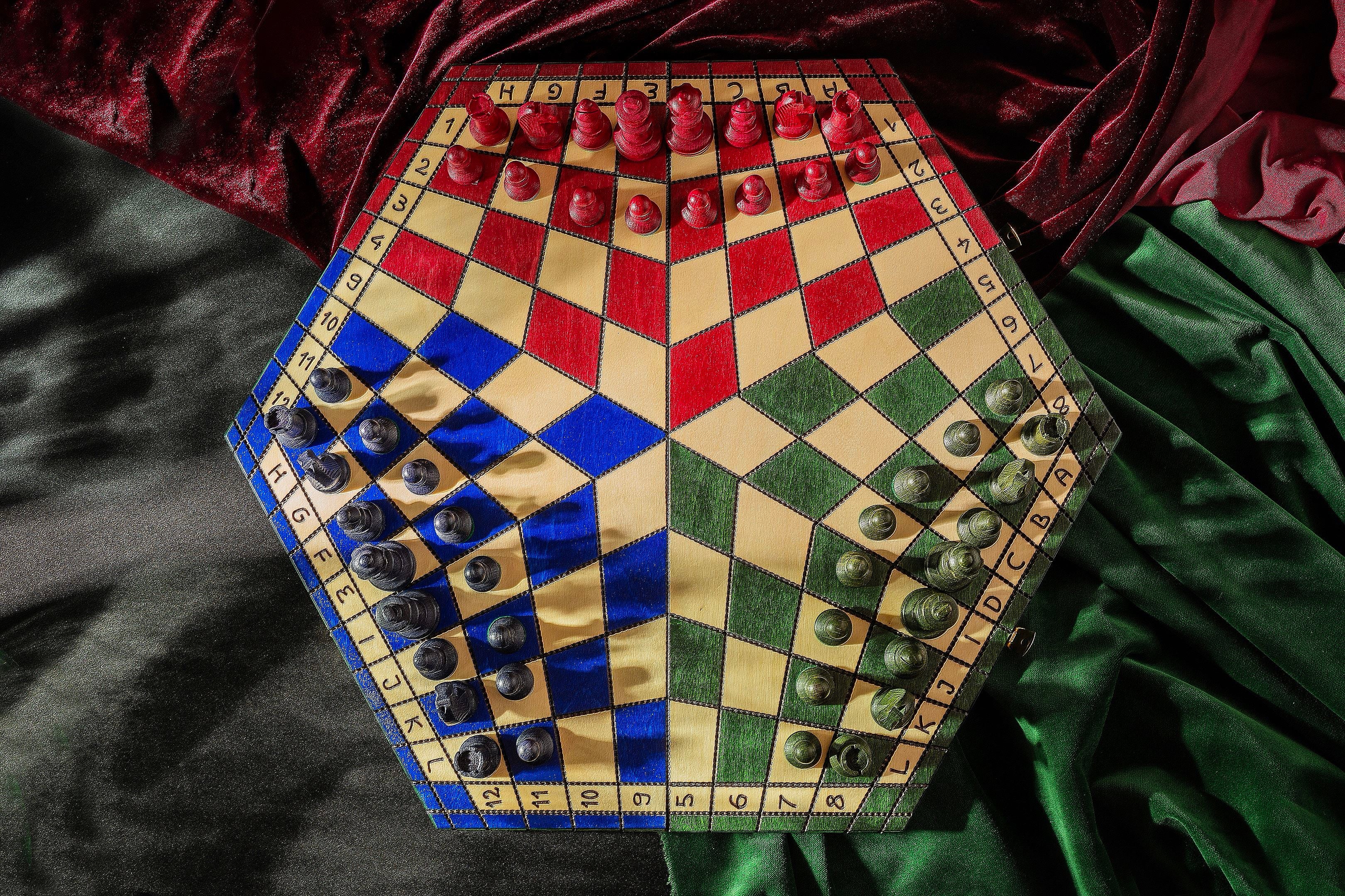 Scacchi a tre giocatori - Grande (tricolore) - Scacchi a tre giocatori - Grande (tricolore)