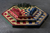 Scacchi a tre giocatori - Medio (tricolore)