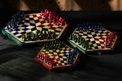 Scacchi a tre giocatori - Medio (tricolore)