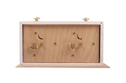 Orologio in legno BHB con supporto - piccolo