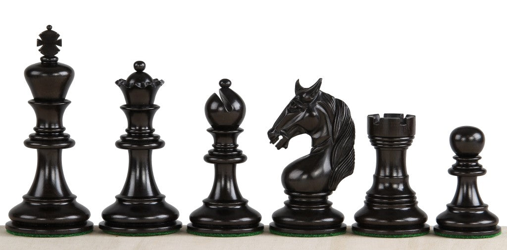 Scacchi UNICORN in legno Ebanizzati (Re 10,8cm) - Scacchi UNICORN in legno Ebanizzati (Re 10,8cm)
