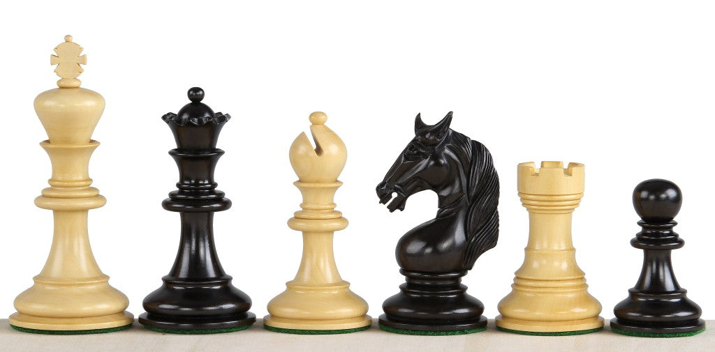 Scacchi UNICORN in legno Ebanizzati (Re 10,8cm) - Scacchi UNICORN in legno Ebanizzati (Re 10,8cm)