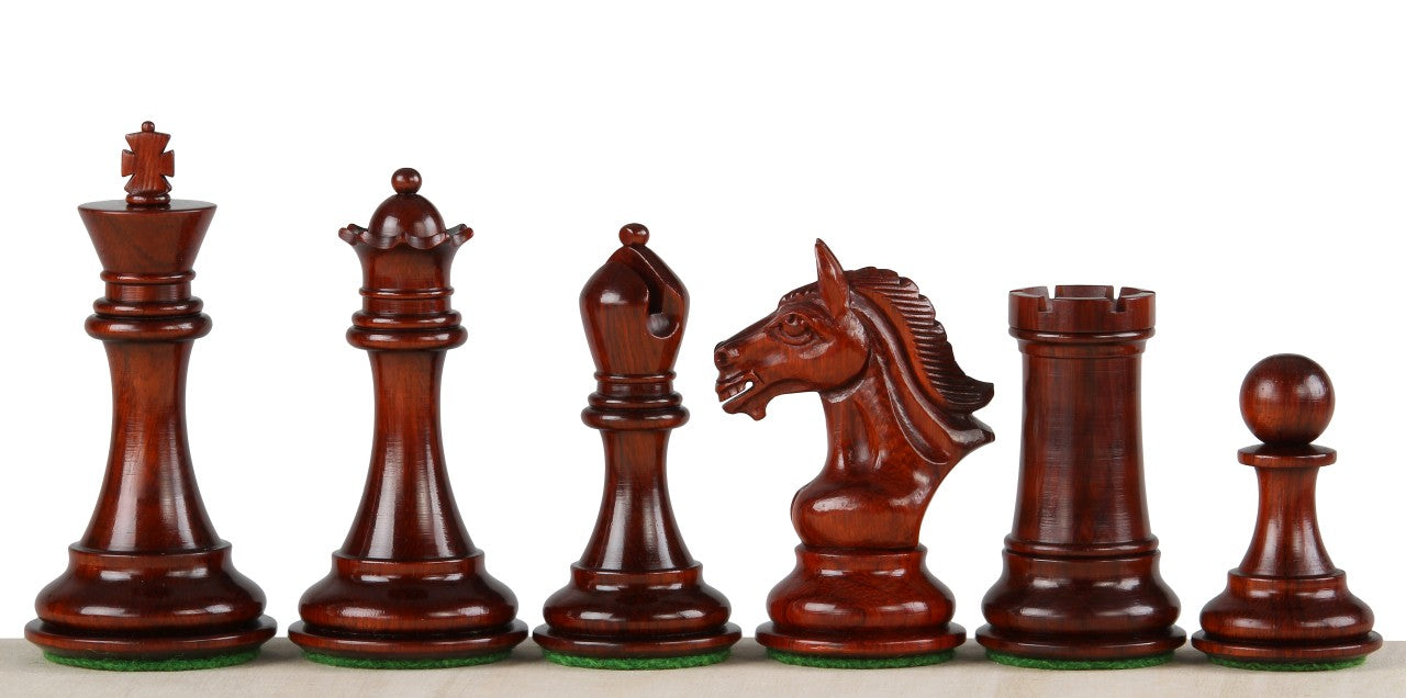 Scacchi DERBY KNIGHT in legno di bosso e sequoia 4'' - Scacchi DERBY KNIGHT in legno di bosso e sequoia 4''