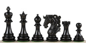 Scacchi ELVIS in legno di ebano (Re 10,8cm)