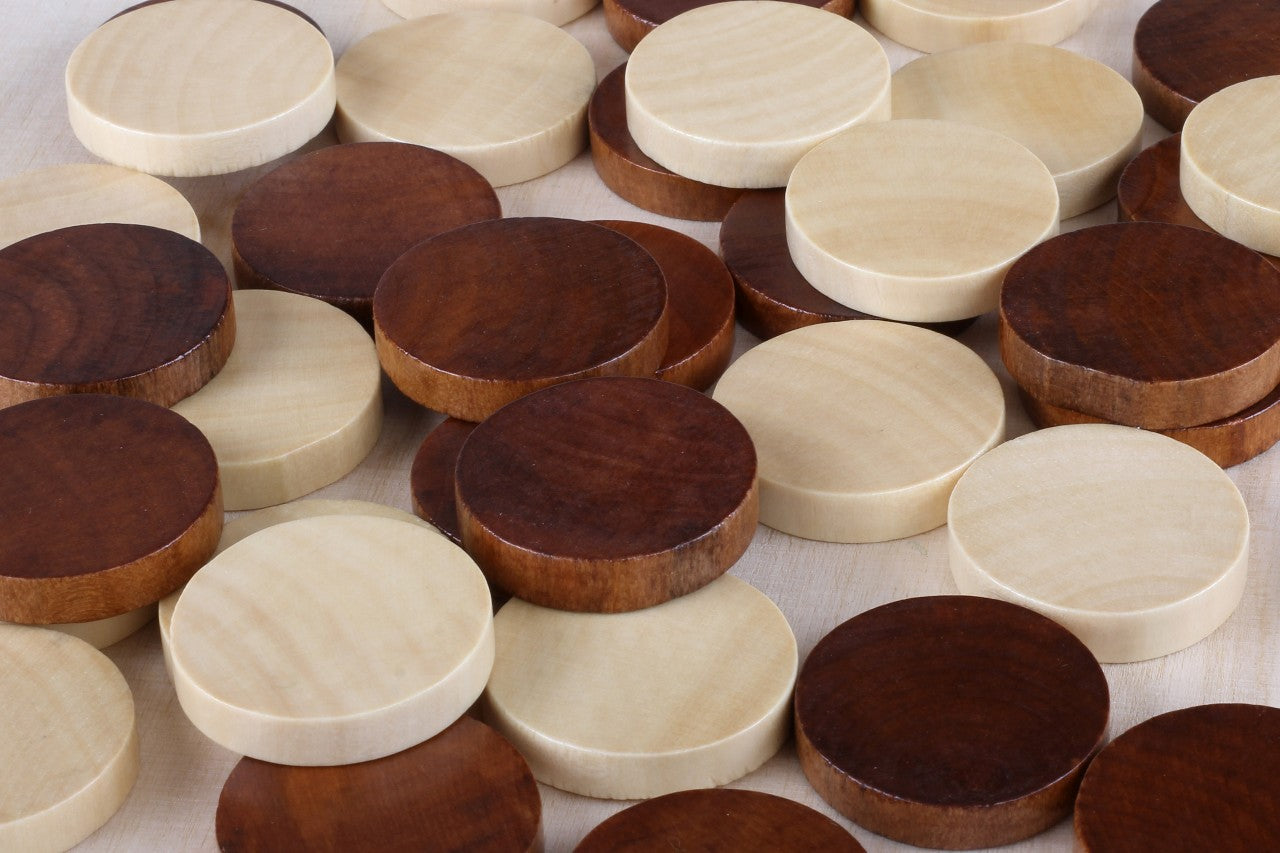 Pedine di legno (pietre) per 100 pedine da campo - Pedine di legno (pietre) per 100 pedine da campo