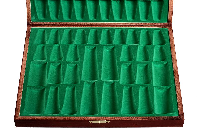 STAUNTON Lux n. 5 SET MARRONE FRANCESE ACACIA - STAUNTON Lux n. 5 SET MARRONE FRANCESE ACACIA