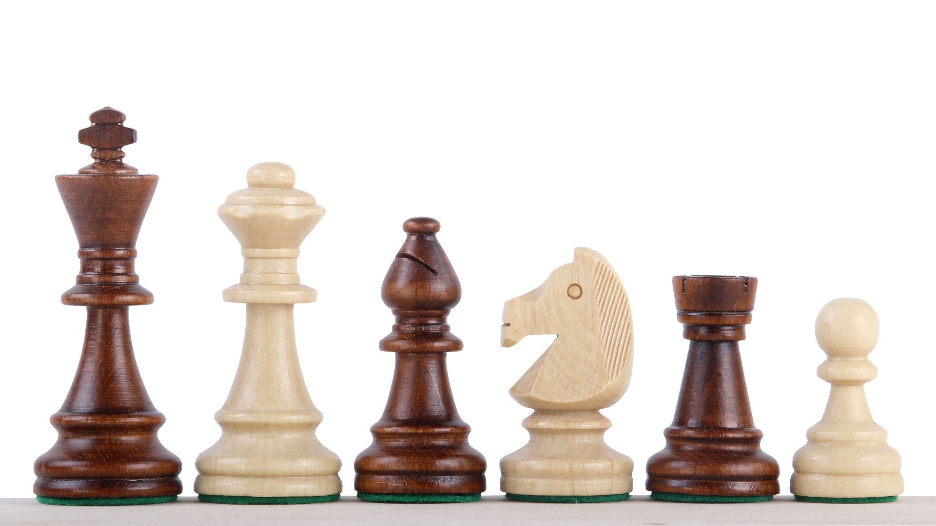 STAUNTON N. 6 in sacchetto di plastica, Legno intagliato - 6171cda469174bd9795037cb0ca6842e