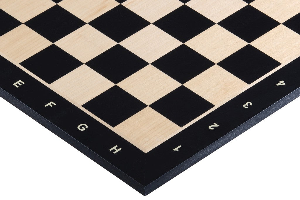 Set di scacchi - Scacchiera in legno d'ebano con Coordinate (Caselle 45x45 mm) + Scacchi American Classic (Re 7,6 cm) - Set di scacchi - Scacchiera in legno d'ebano con Coordinate (Caselle 45x45 mm) + Scacchi American Classic (Re 7,6 cm)