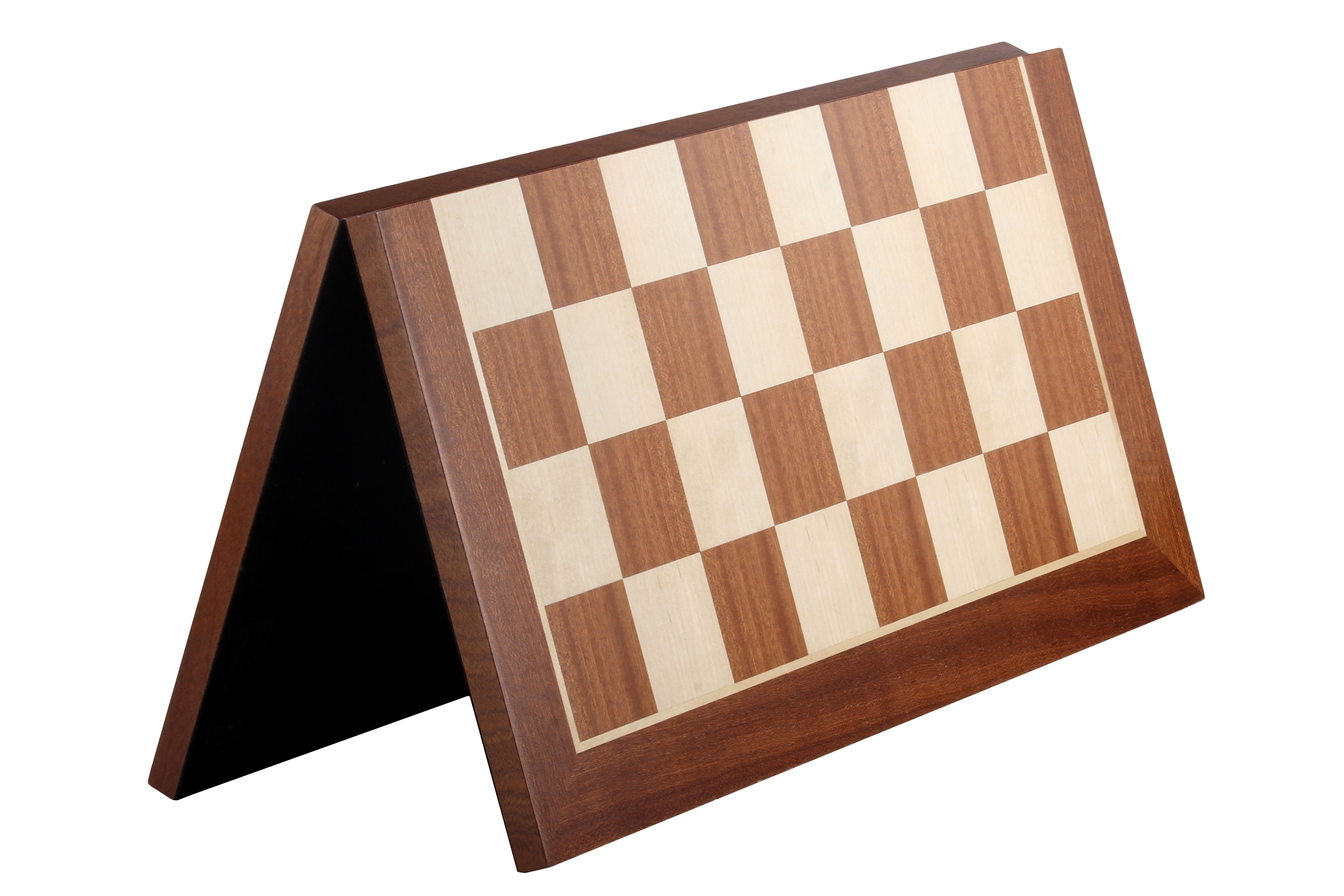 Scacchiera pieghevole n. 6 (senza descrizione) mogano/acero (intarsiata) - 5ecaad8c7deea459a9be0ca88d49b513
