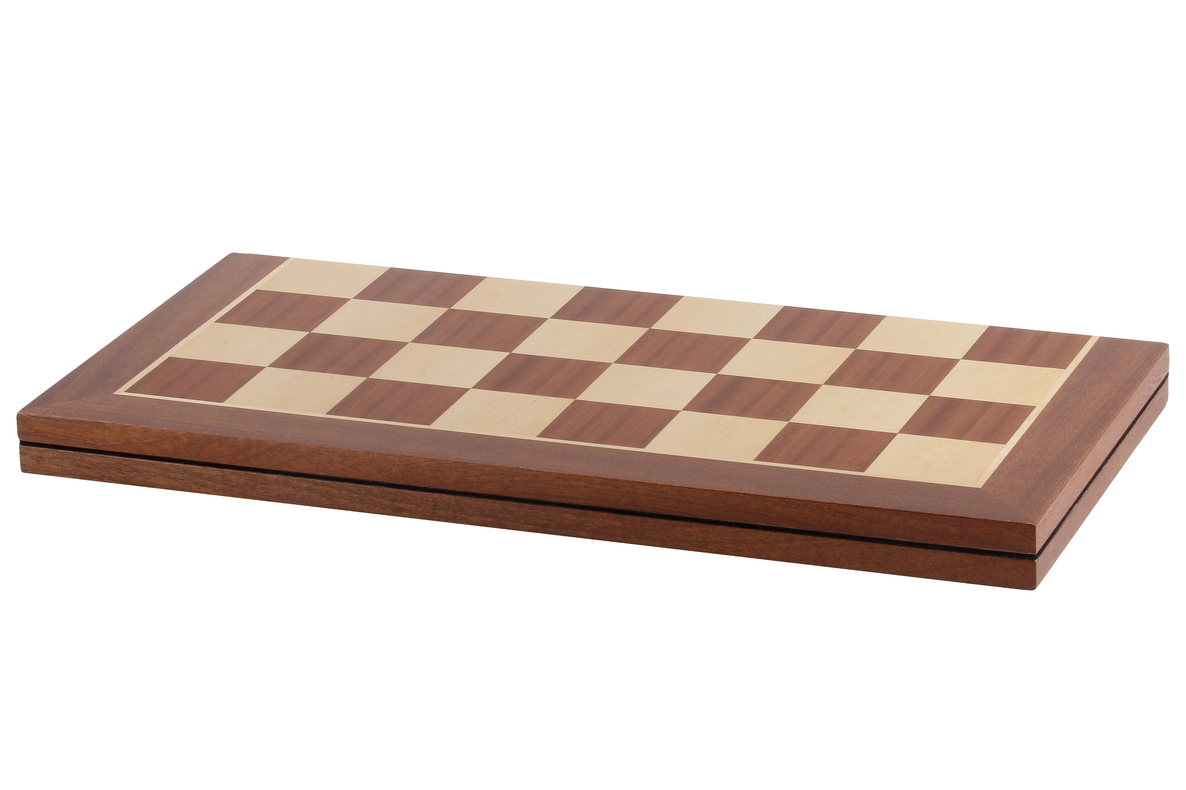 Scacchiera pieghevole n. 6 (senza descrizione) mogano/acero (intarsiata) - 06235189cadbf23cb85b8fd0642ab691