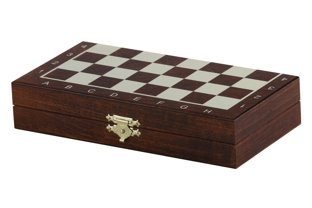 Scacchi scolastici in legno Mini - marrone - Scacchi scolastici in legno Mini - marrone