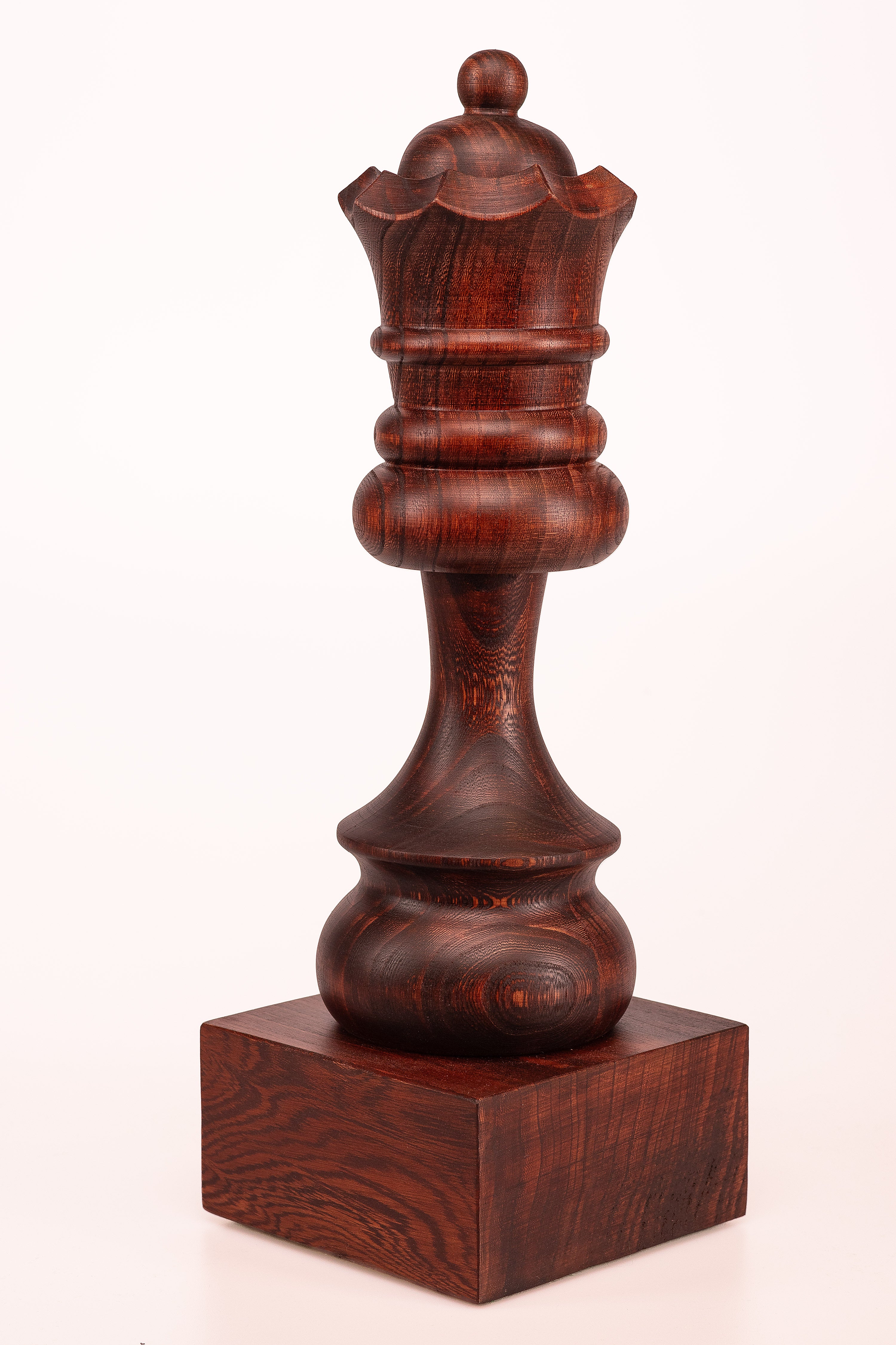 Coppa degli scacchi in legno - Regina Nera - Coppa degli scacchi in legno - Regina Nera