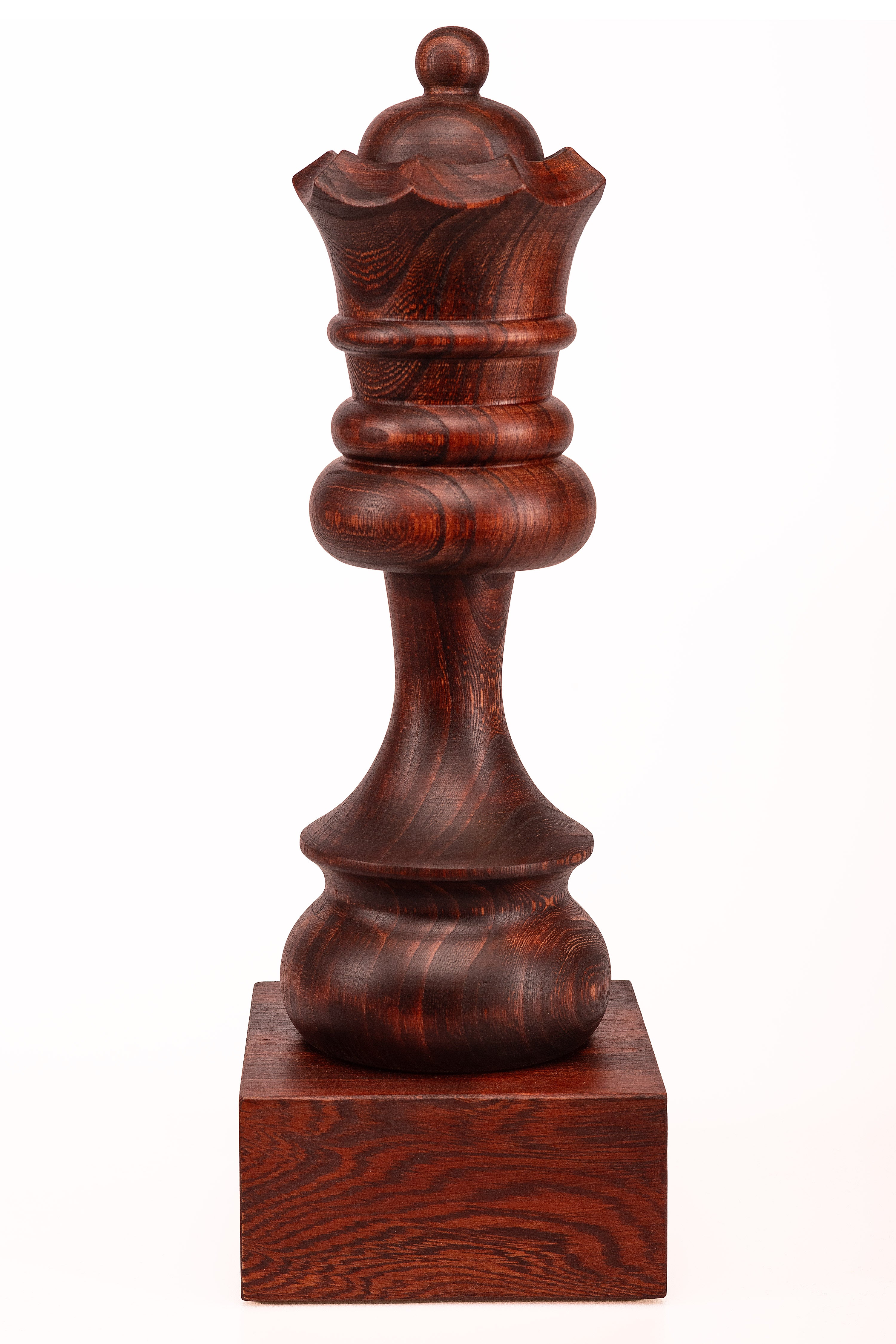 Coppa degli scacchi in legno - Regina Nera - Coppa degli scacchi in legno - Regina Nera
