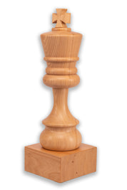 Scacchi di legno - Re bianco