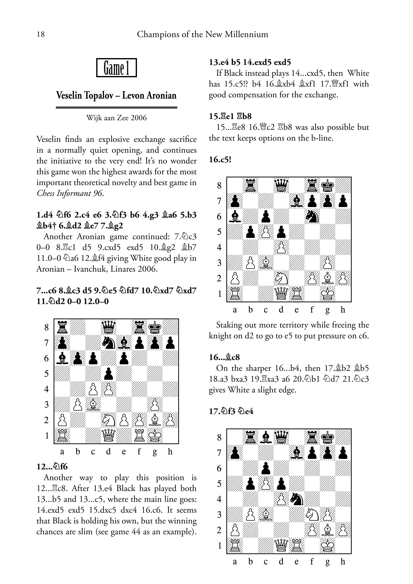 Champions of the New Millennium - Ftacnik, Kopec and Browne (softcover) - 91473c677123f9ee15c7b82d45f8fd67
