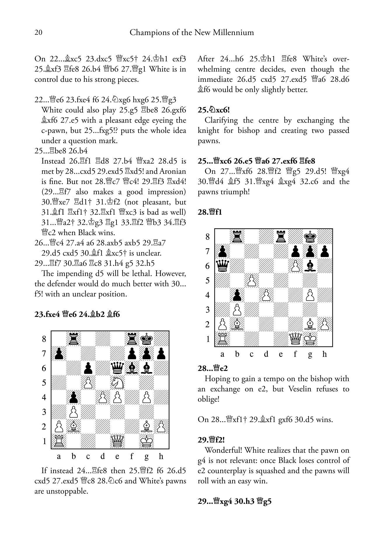 Champions of the New Millennium - Ftacnik, Kopec and Browne (softcover) - 52c12cf31f07886916c6e26772d9acce