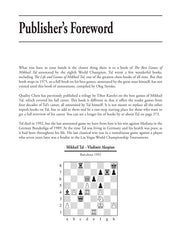 The Chess Alchemist by Mikhail Tal and Oleg Stetsko (hardcover)