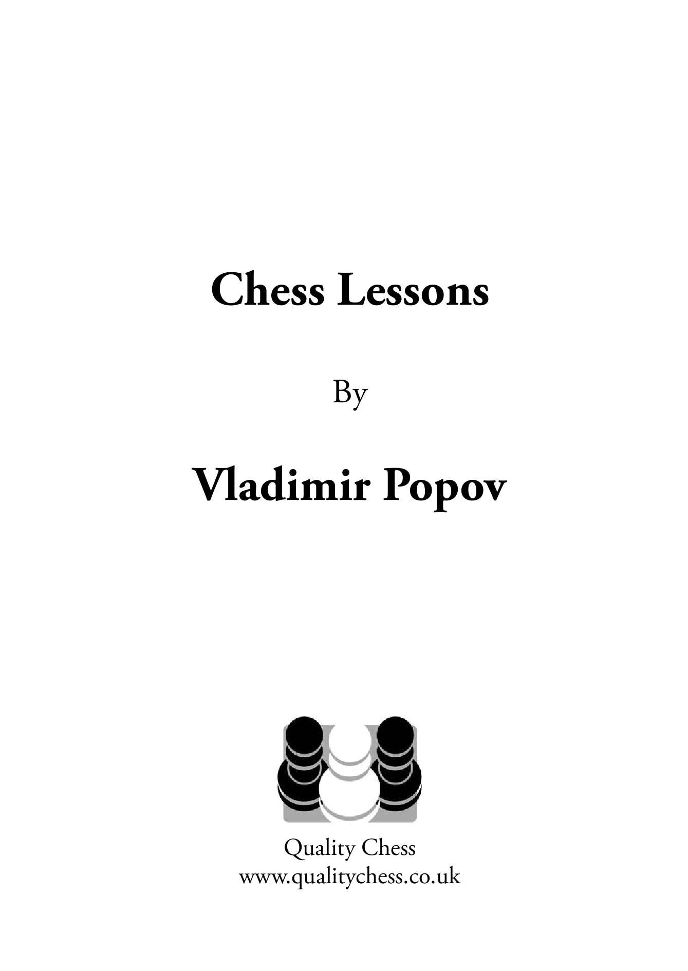 Chess Lessons by Vladimir Popov (hardcover) - f17250330da02b0264b19b39904dd0c6