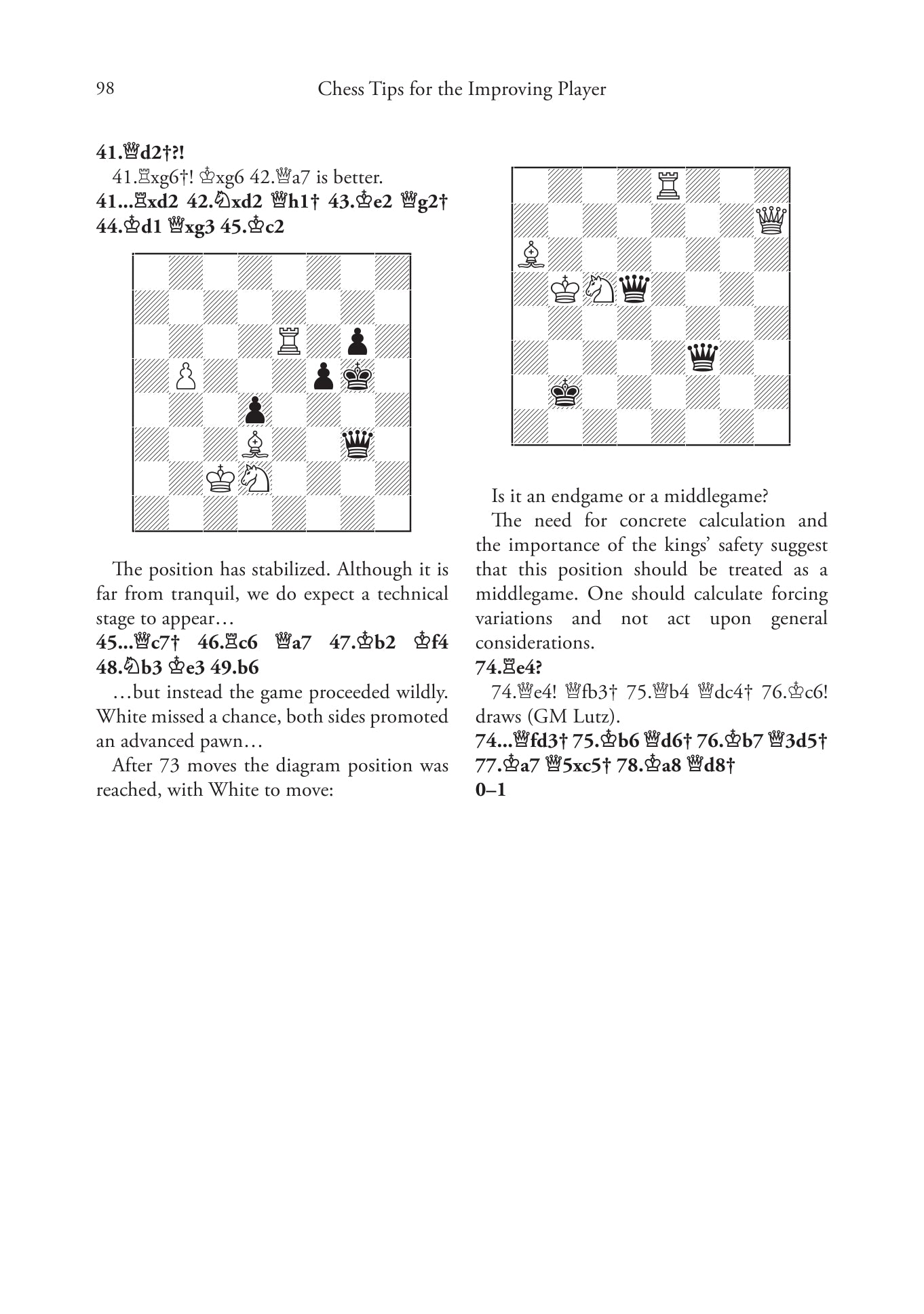 Chess Tips for the Improving Player by Amatzia Avni (softcover) - b59a9bdae1fb144dfe6a1d9381b9dc92