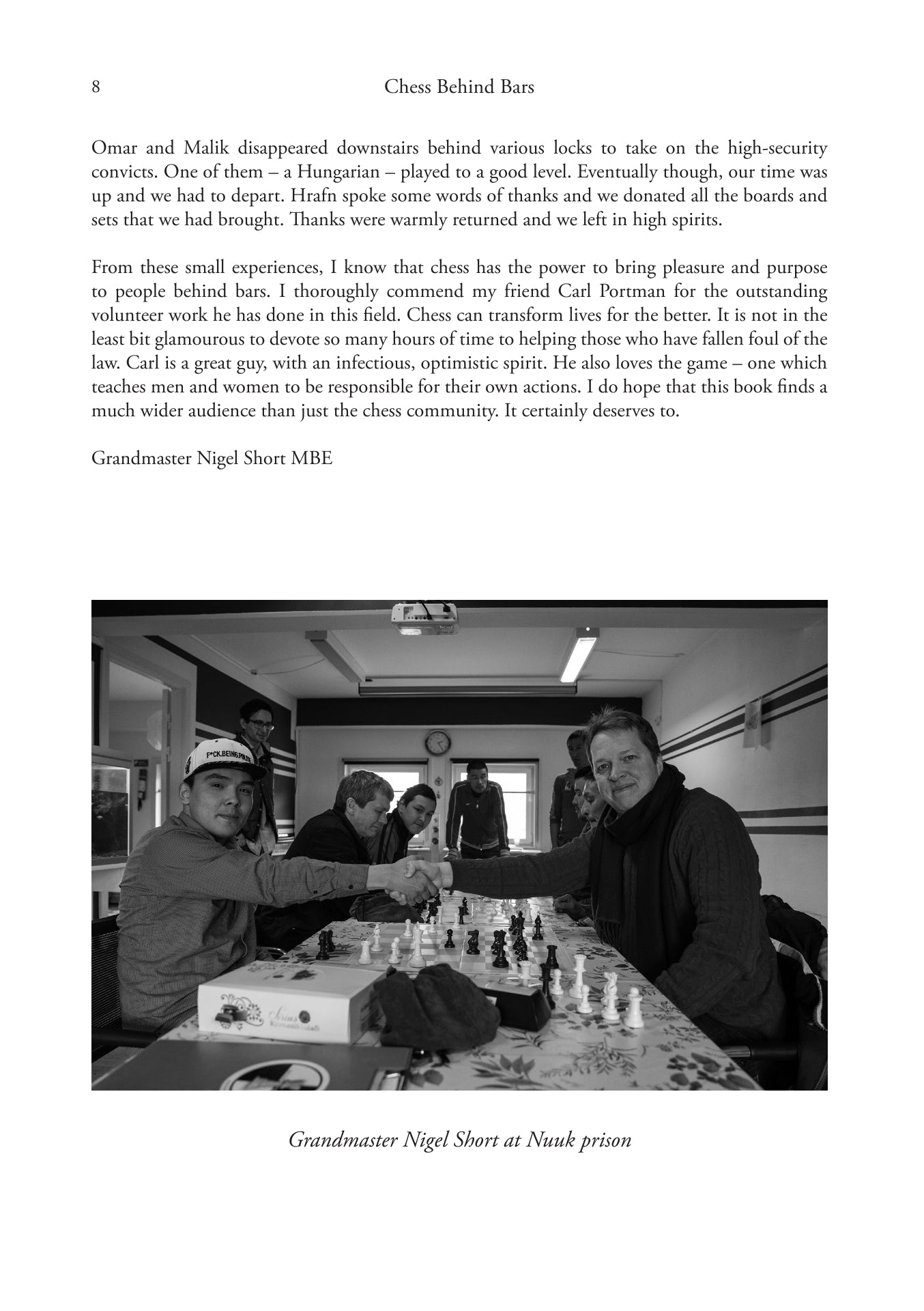 Chess Behind Bars by Carl Portman (hardcover) - Chess Behind Bars by Carl Portman (hardcover)