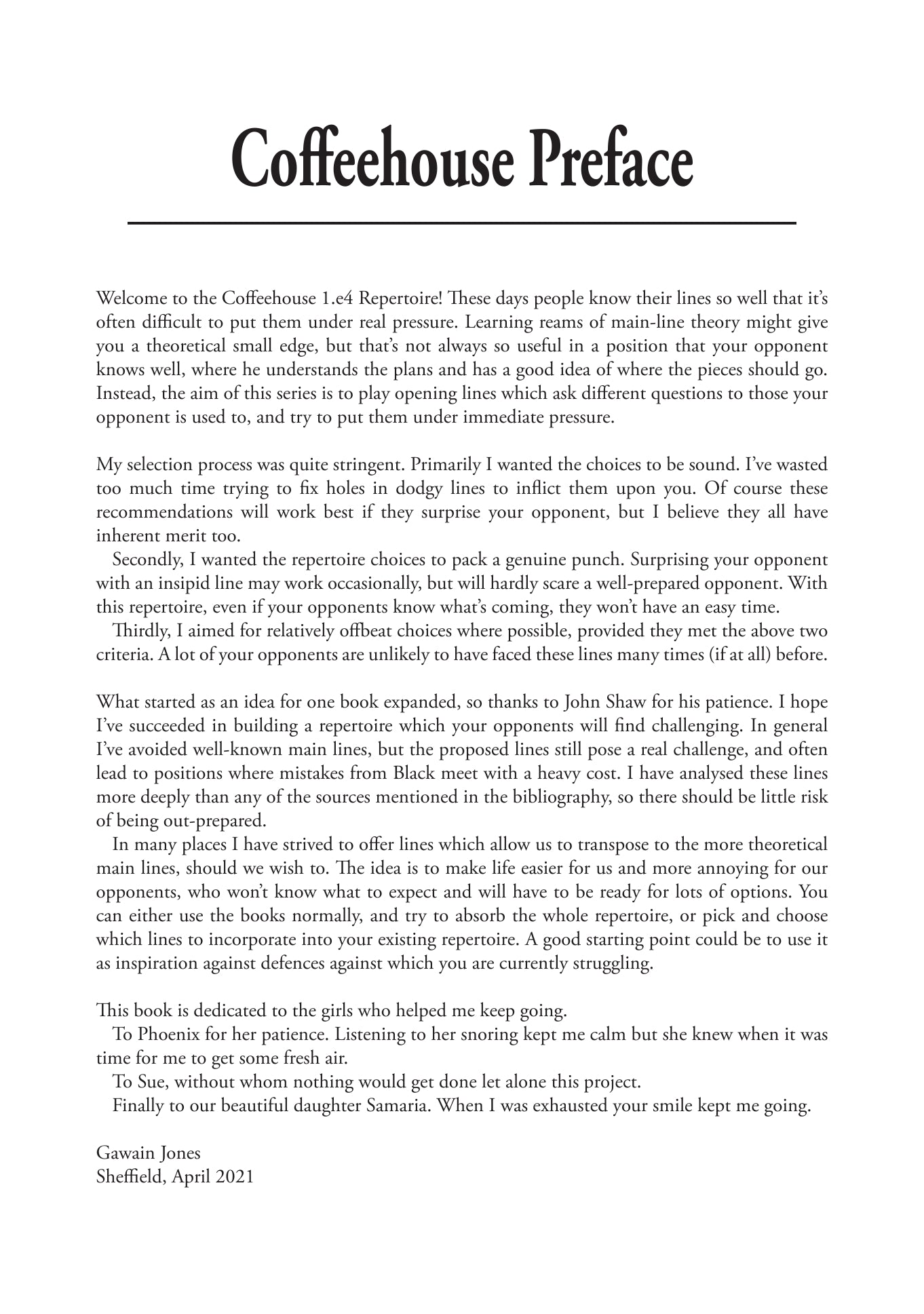 Coffeehouse Repertoire 1.e4 Volume 1 by Gawain Jones (softcover) - 598a60681d8feb5135b7247e498d62a6