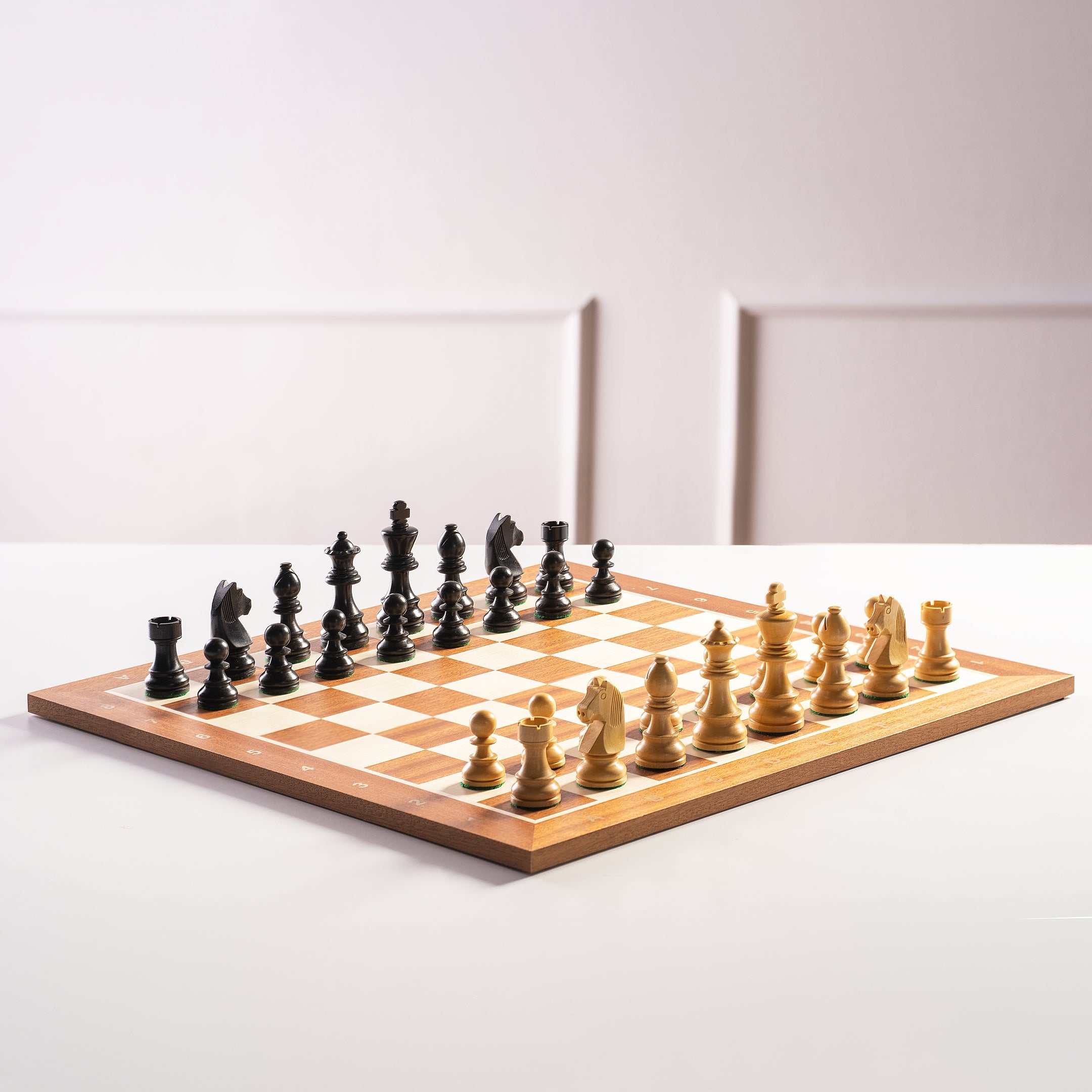 Set di scacchi Botvinnik - scacchiera (Re 9cm) - Set di scacchi Botvinnik - scacchiera (Re 9cm)
