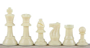 Figure di scacchi Staunton n. 3, bianco/nero (re 64 mm)