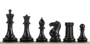 Esclusive figure di scacchi Staunton n. 6, crema/nero, con peso in metallo (re 95 mm)