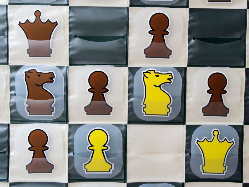 Scacchiera dimostrativa XXL - CUT IN (scacchiera + pezzi + borsa) - 2ada2f7f1f85fe5940e538c2db10c0d6