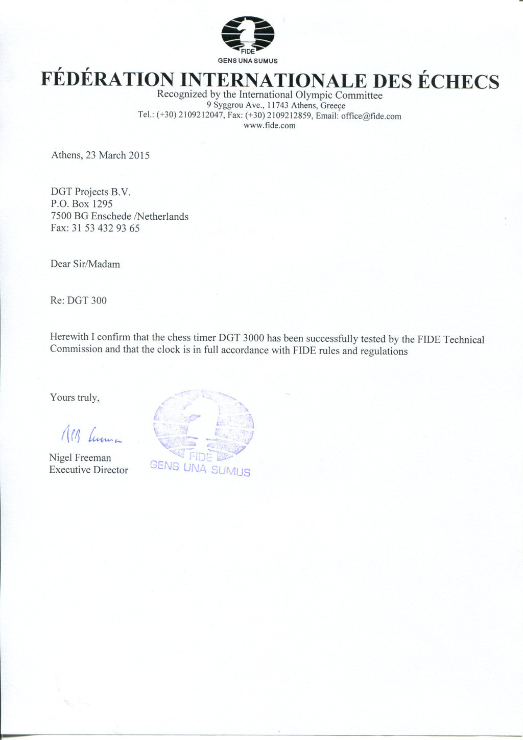 Orologio per scacchi DGT 3000 - c3d80a99167478da58127b485c0dd105