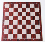 Scacchiera pieghevole in plastica n. 6 (campo 57 mm) - Imitazione legno