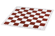 Scacchiera pieghevole in plastica n. 6, bianca e rossa