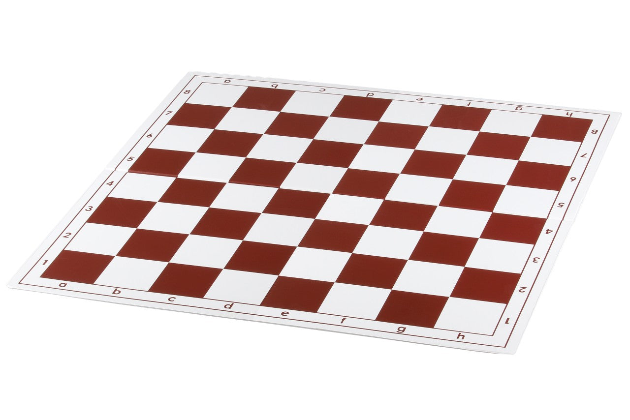 Scacchiera pieghevole in plastica 4+, bianca e rossa - Scacchiera pieghevole in plastica 4+, bianca e rossa