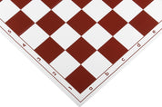 Scacchiera pieghevole in plastica n. 6, bianca e rossa