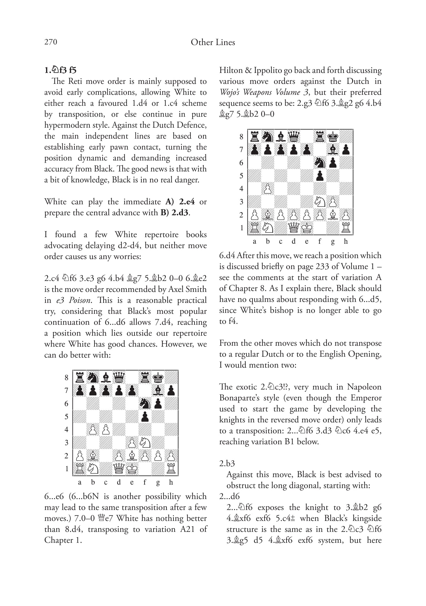 Dutch Sidelines by Mihail Marin (softcover) - 0b0bb2f2800522f14482b0dd06cc2266
