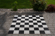 Set di scacchi da giardino con scacchiera in plastica