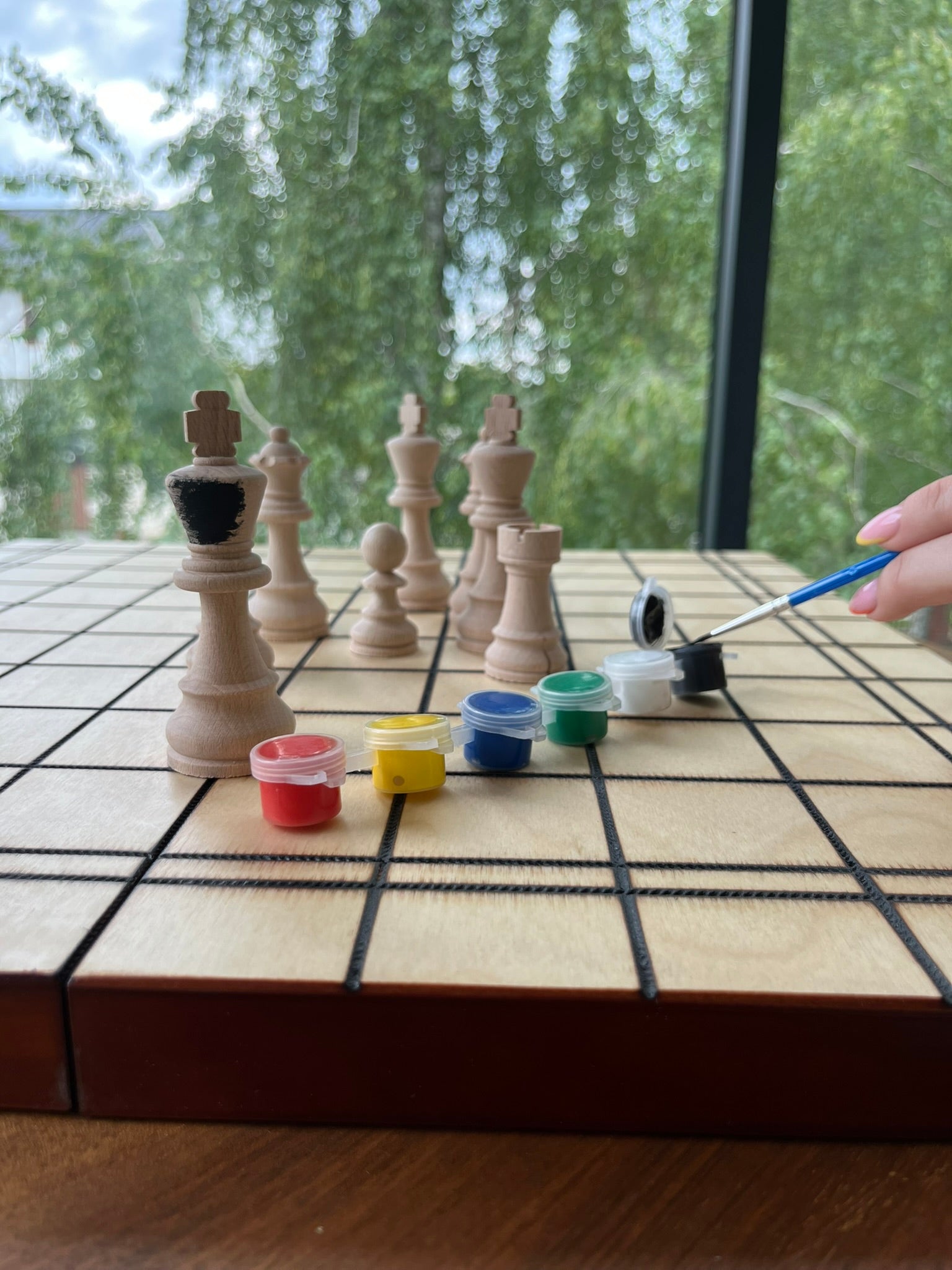 Scacchi da Dipingere e Assemblare a mano - Fai da te - 91530c253cfac729075540f5295af302