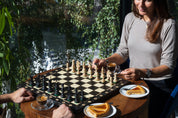 Set di scacchi in legno "Atos" Black (48x48cm)