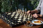 Set di scacchi in legno "Atos" Black (48x48cm)
