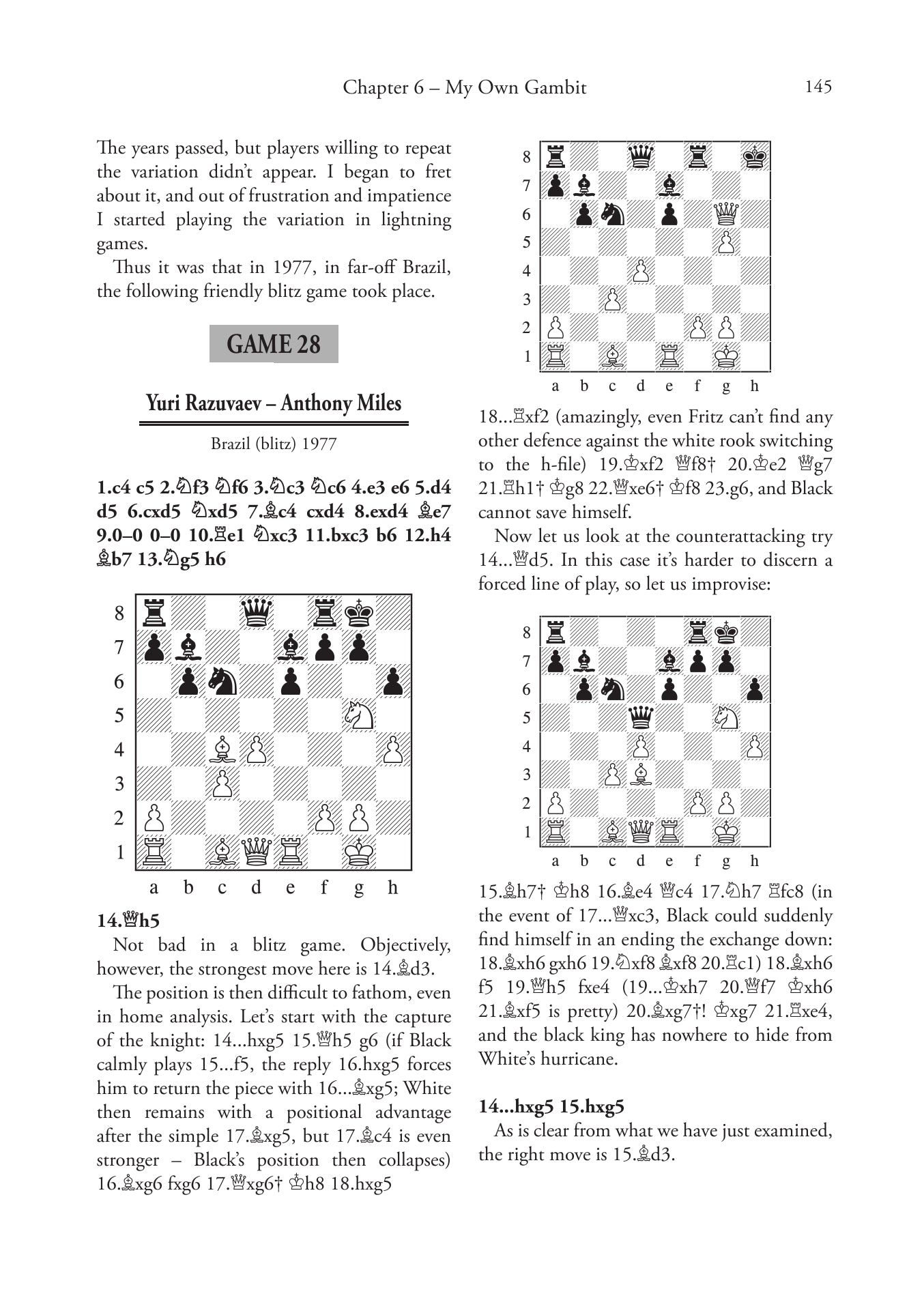 Key Concepts of Gambit Play by Yuri Razuvaev (hard cover) - 8e617481836a54d855121ed06684996f