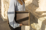 Backgammon en estuche de madera (52 x 43,5 cm)