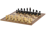 Set di scacchi Hercules - scacchiera con Coordinate (caselle 58x58 mm), Scacchi (Re 96 mm)