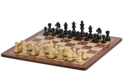 Set di scacchi Leonida - scacchiera (Caselle 58x58 mm), Scacchi (Re 96 mm)
